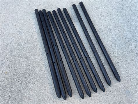 steel form stakes with holes